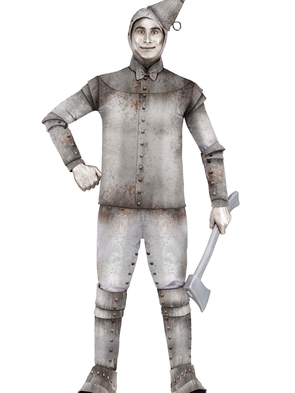 Men's Gray tin man Costume